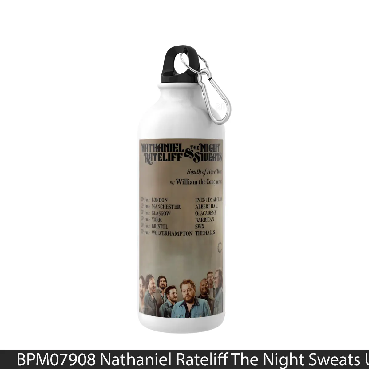 Botol Nathaniel Rateliff The Night Sweats Uk Tour 2024 - Music Sport Bottle