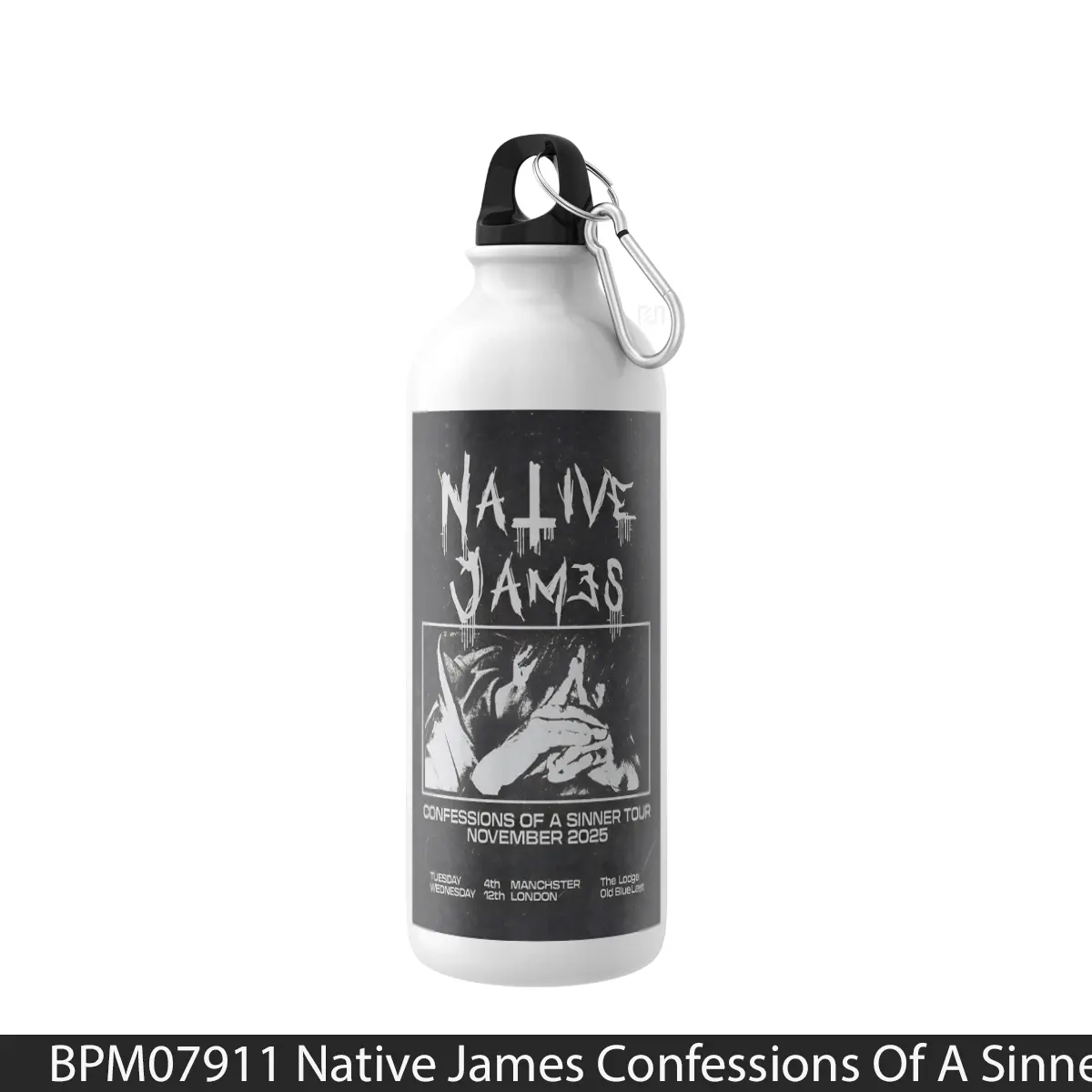 Botol Native James Confessions Of A Sinner 2025 Uk Tour - Music Sport Bottle