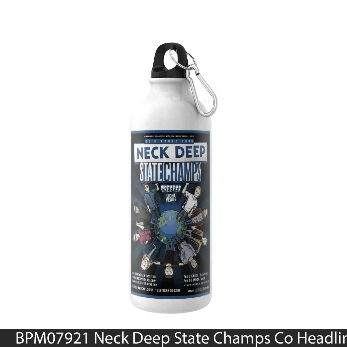 Botol Neck Deep State Champs Co Headlining 2016 World - Music Sport Bottle