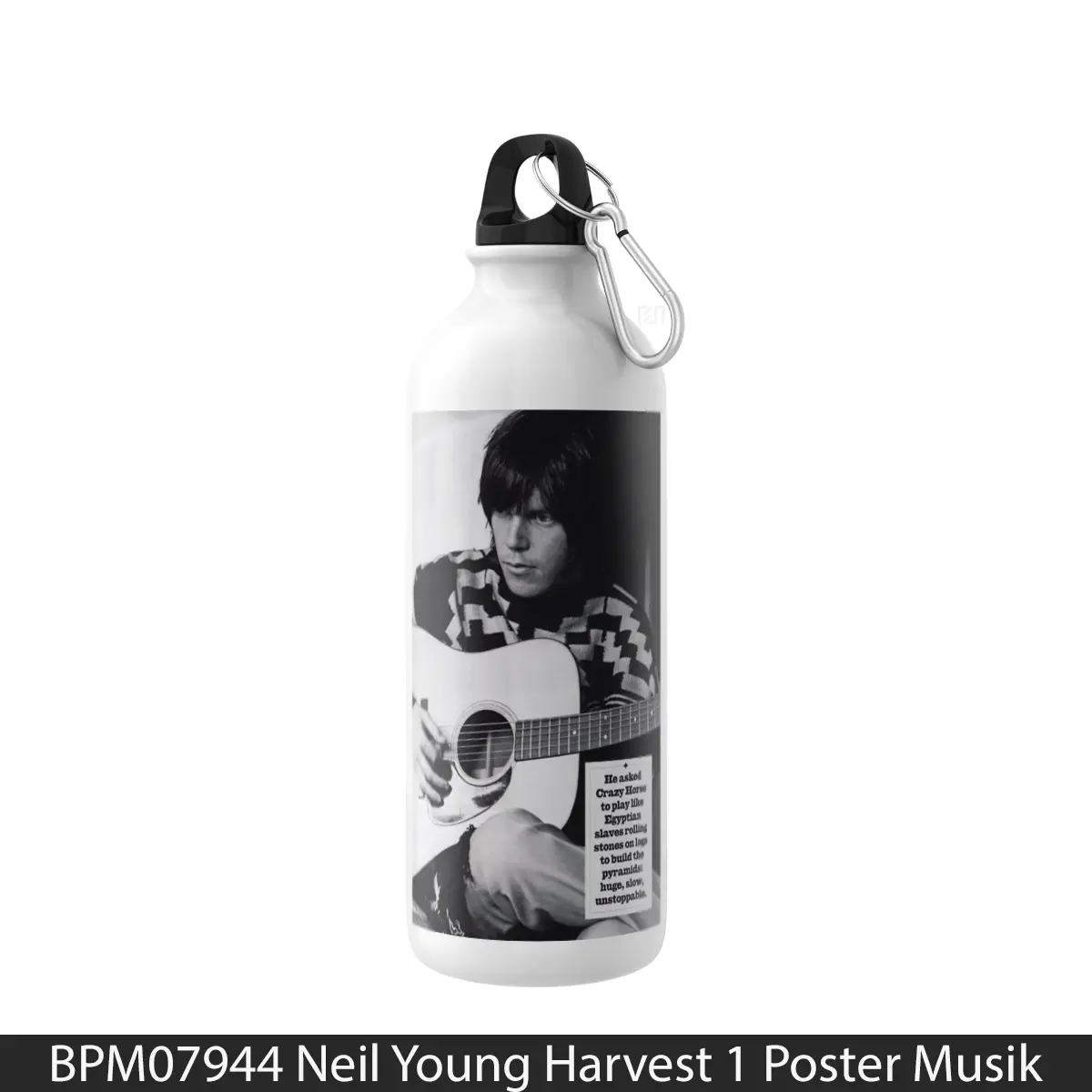 Botol Neil Young Harvest 1 - Music Sport Bottle
