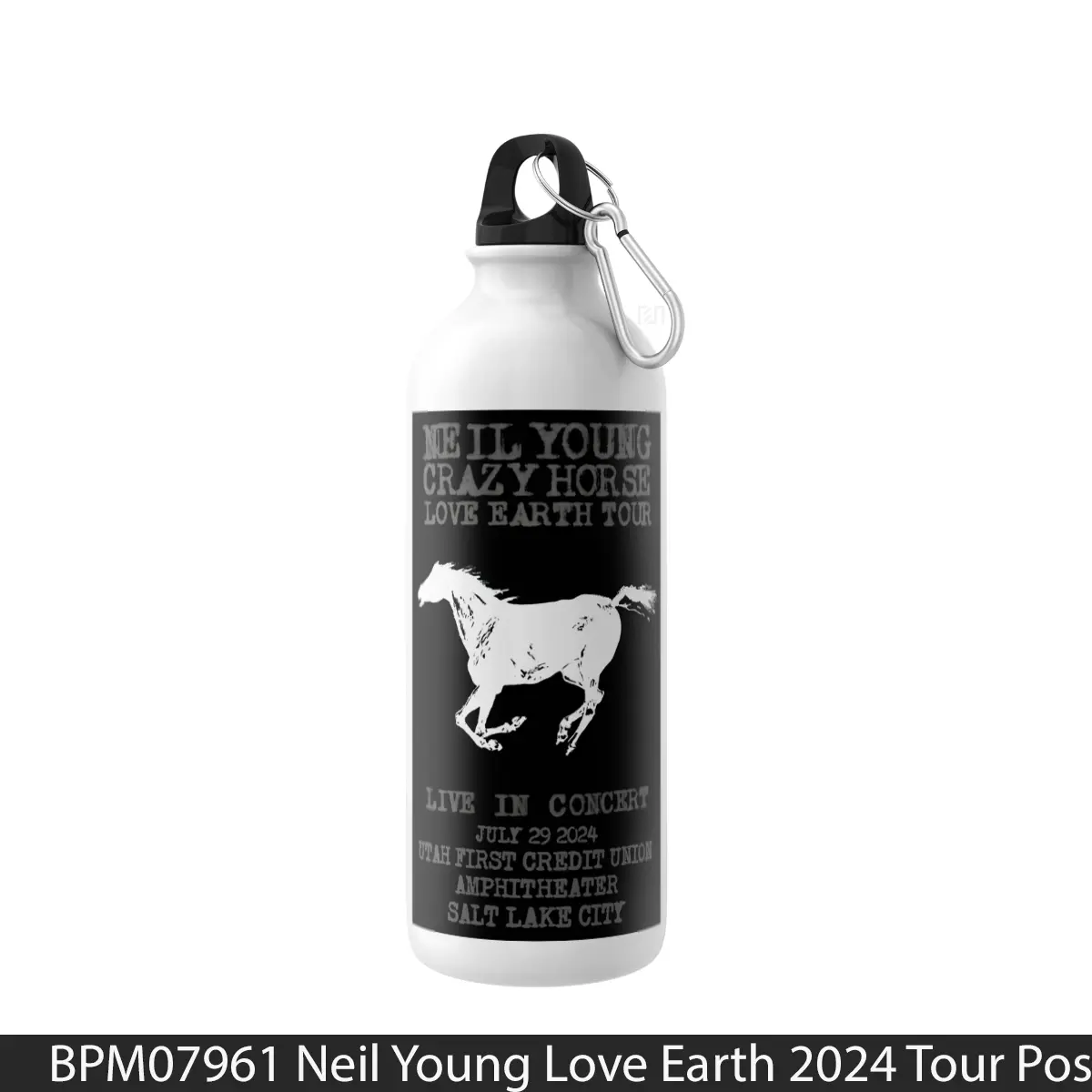 Botol Neil Young Love Earth 2024 Tour - Music Sport Bottle