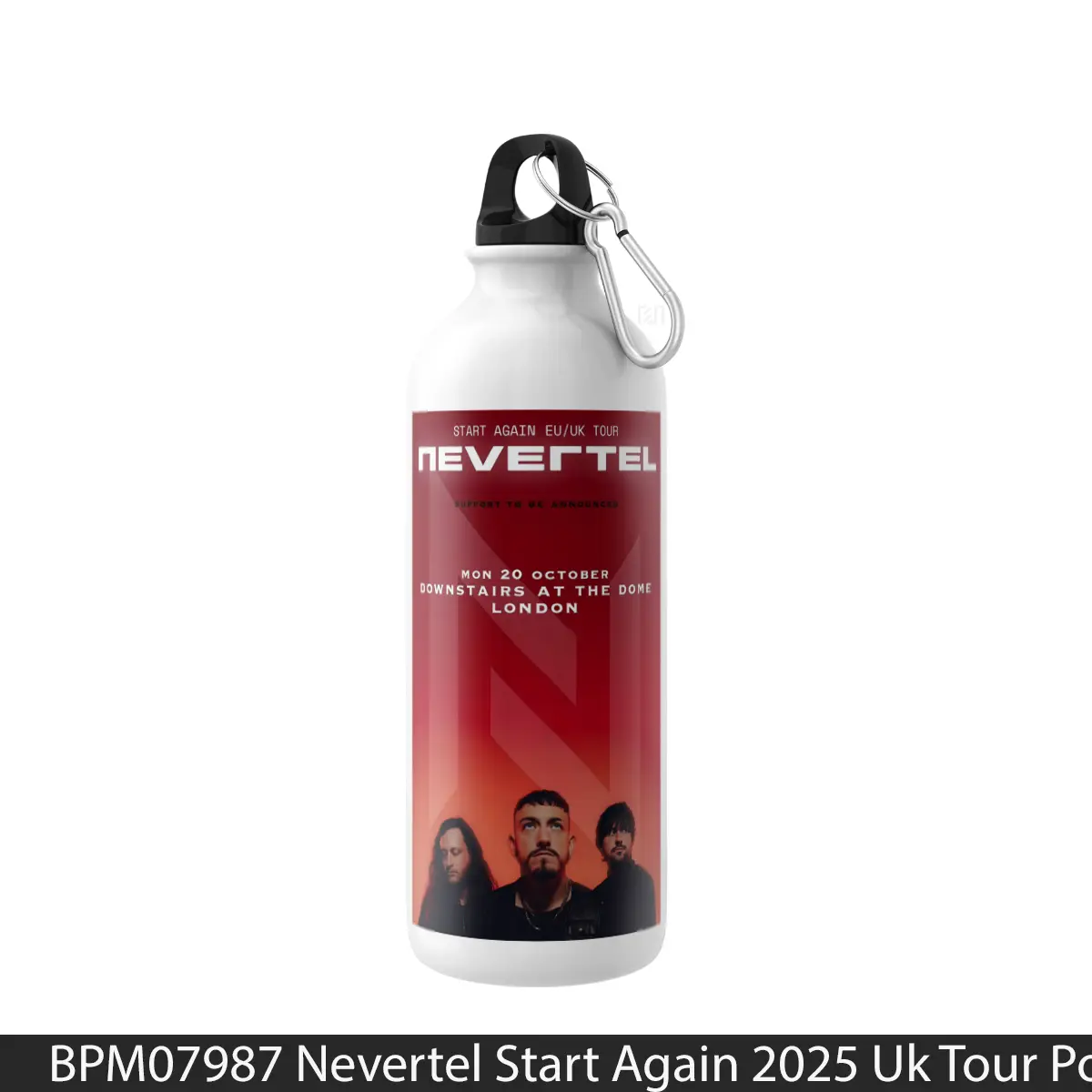 Botol Nevertel Start Again 2025 Uk Tour - Music Sport Bottle