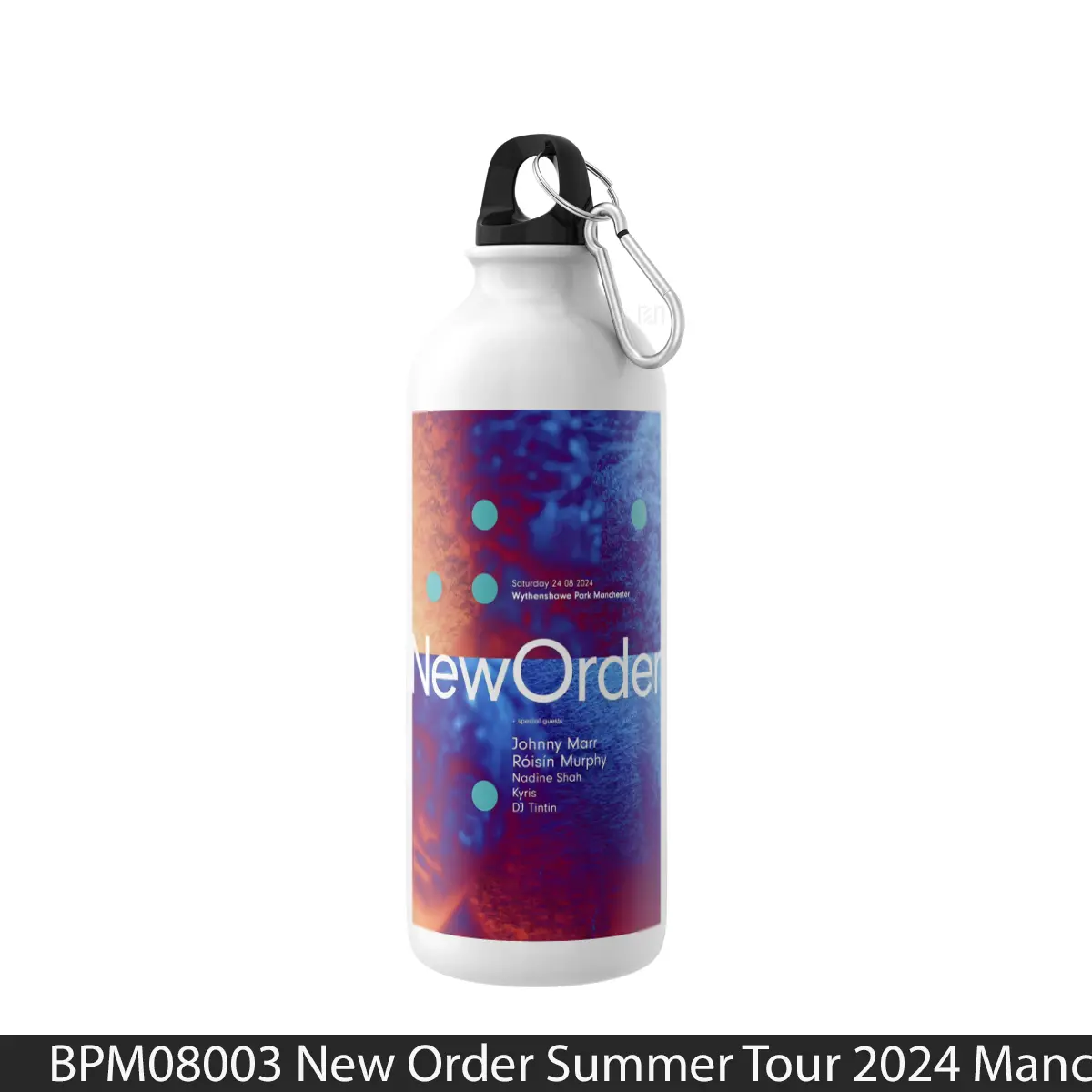 Botol New Order Summer Tour 2024 Manchester - Music Sport Bottle