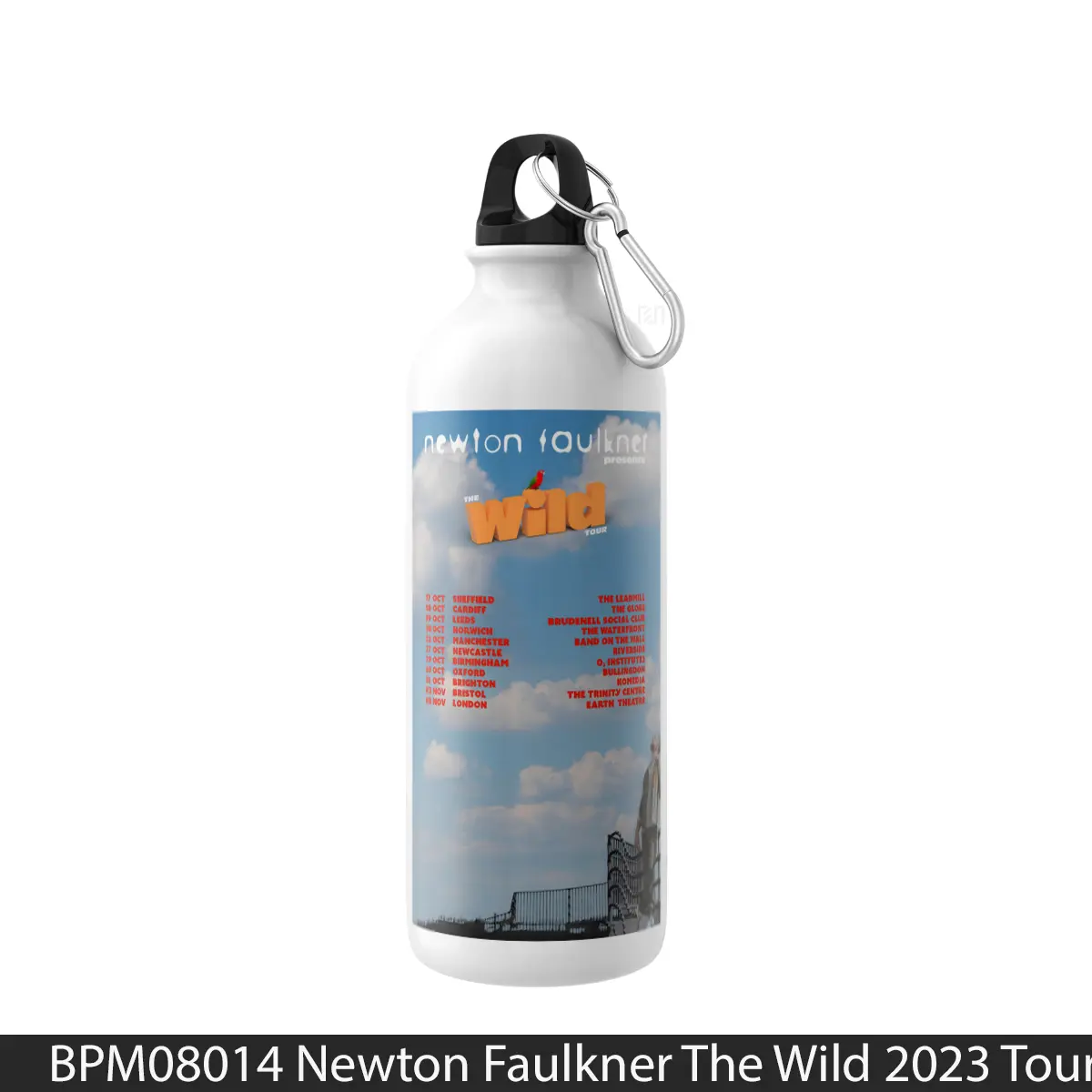 Botol Newton Faulkner The Wild 2023 Tour - Music Sport Bottle