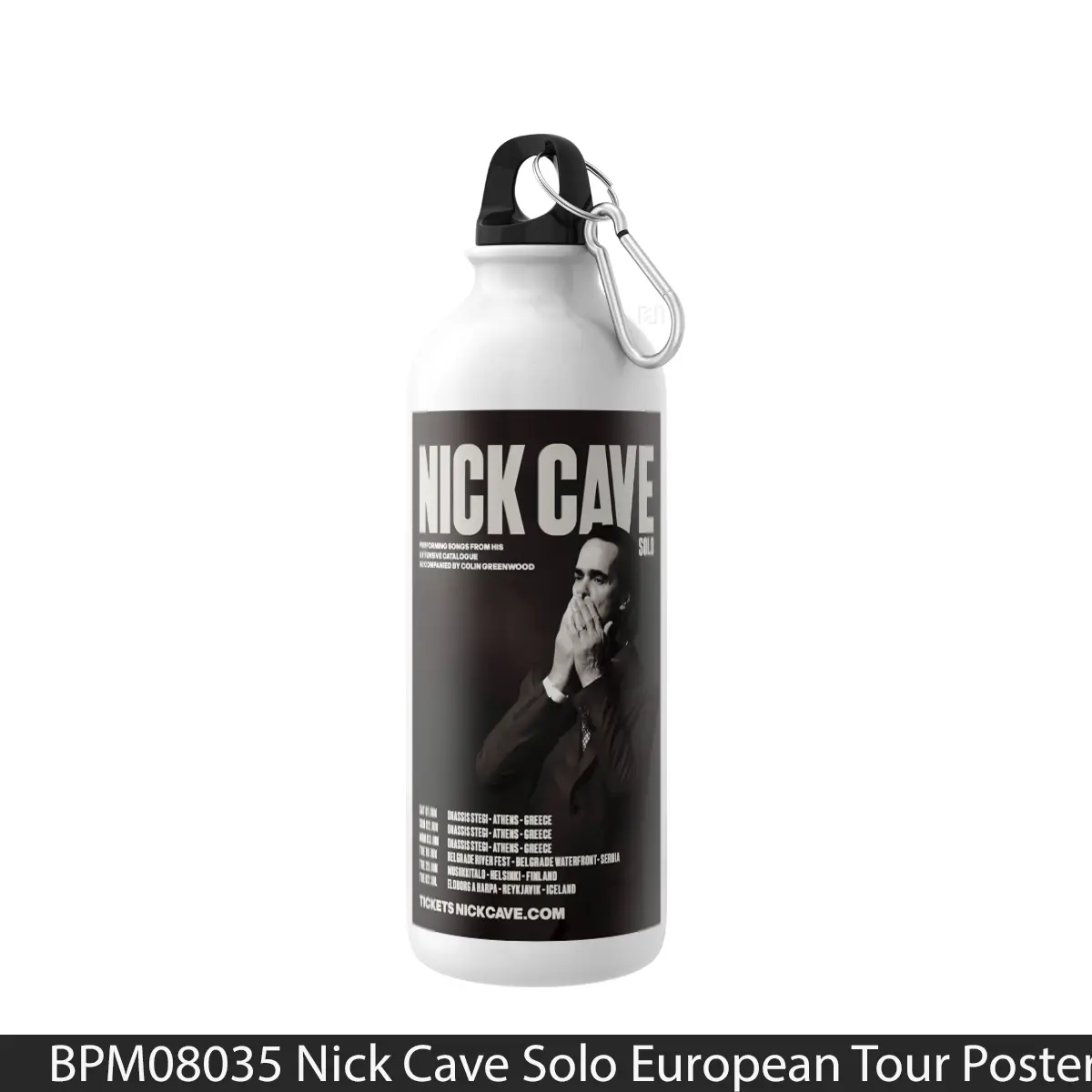 Botol Nick Cave Solo European Tour - Music Sport Bottle