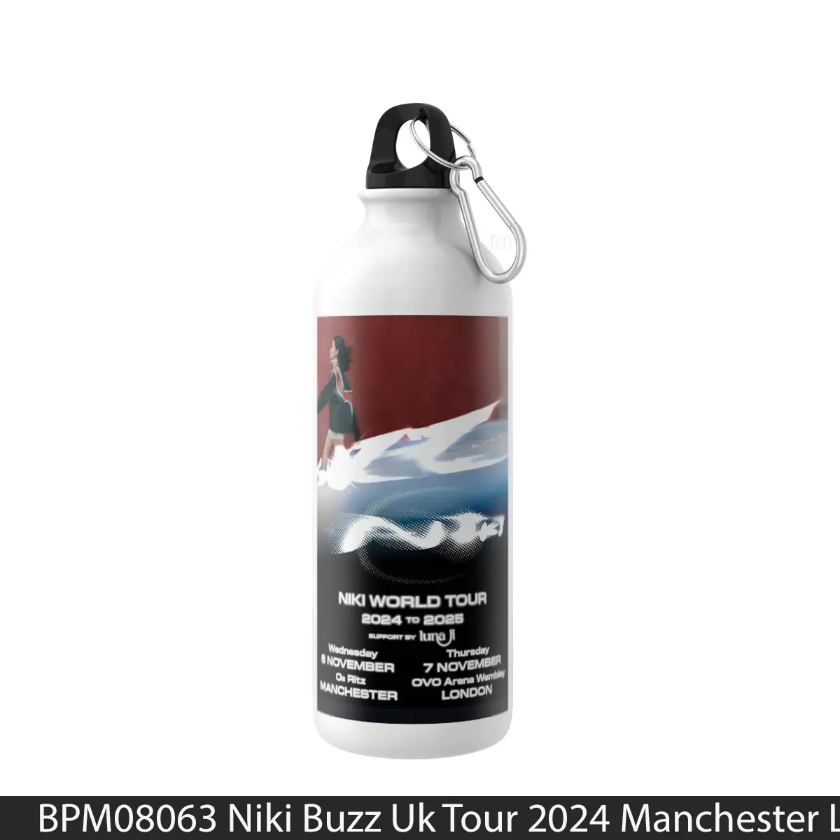 Botol Niki Buzz Uk Tour 2024 Manchester London - Music Sport Bottle
