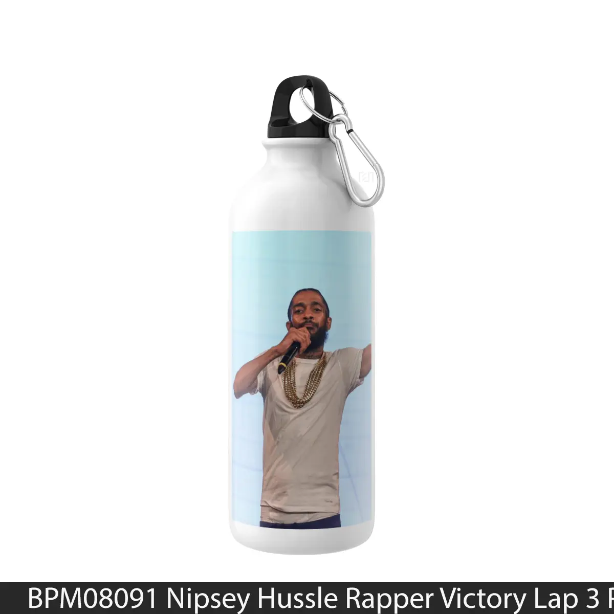 Botol Nipsey Hussle Rapper Victory Lap 3 - Music Sport Bottle