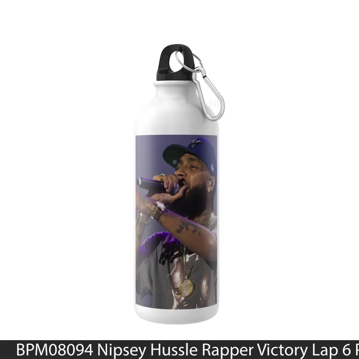 Botol Nipsey Hussle Rapper Victory Lap 6 - Music Sport Bottle
