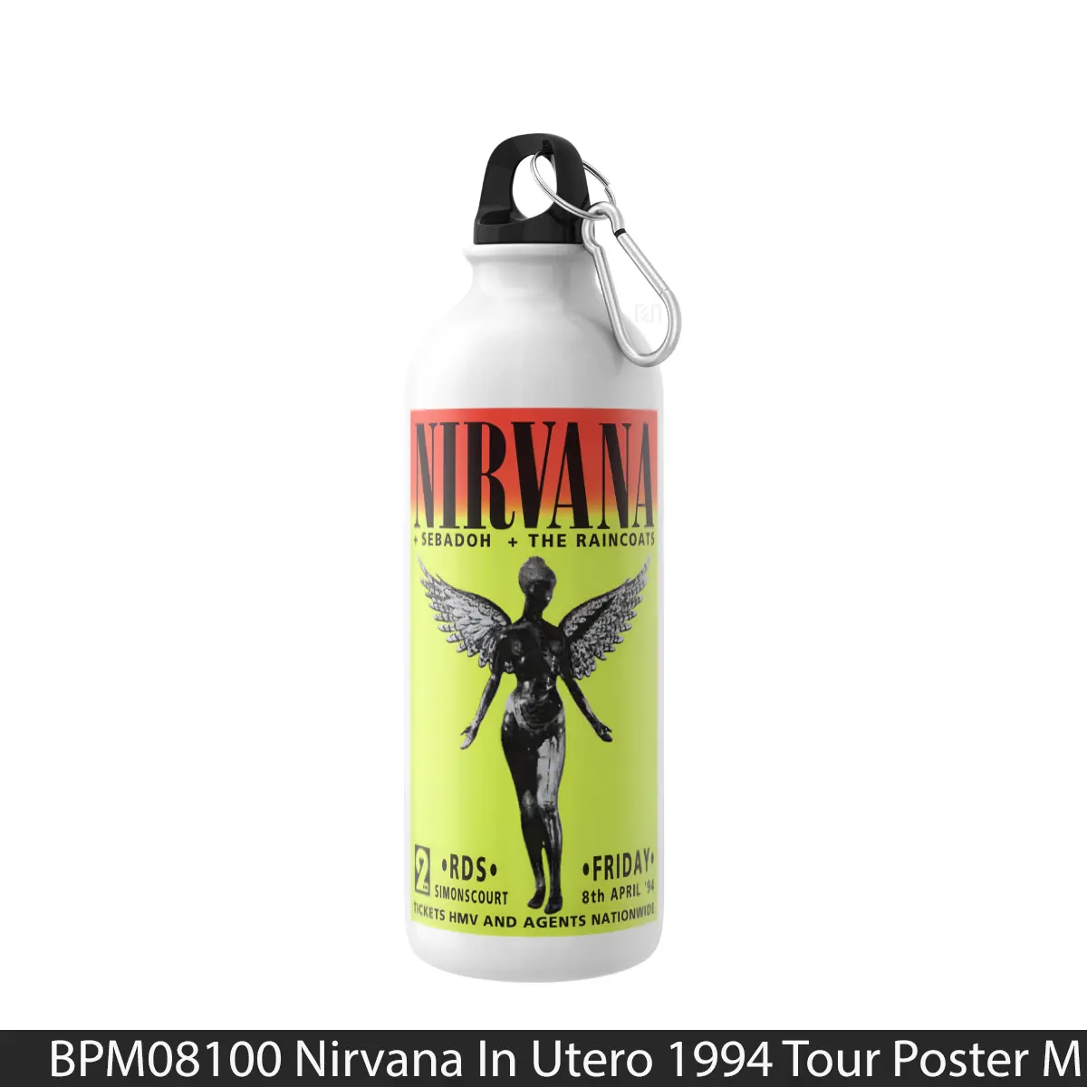 Botol Nirvana In Utero 1994 Tour - Music Sport Bottle