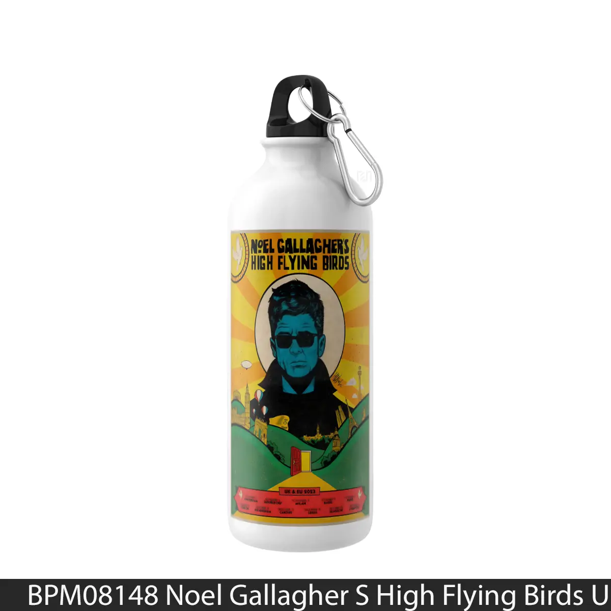 Botol Noel Gallagher S High Flying Birds Uk Europe Tour 2024 - Music Sport Bottle