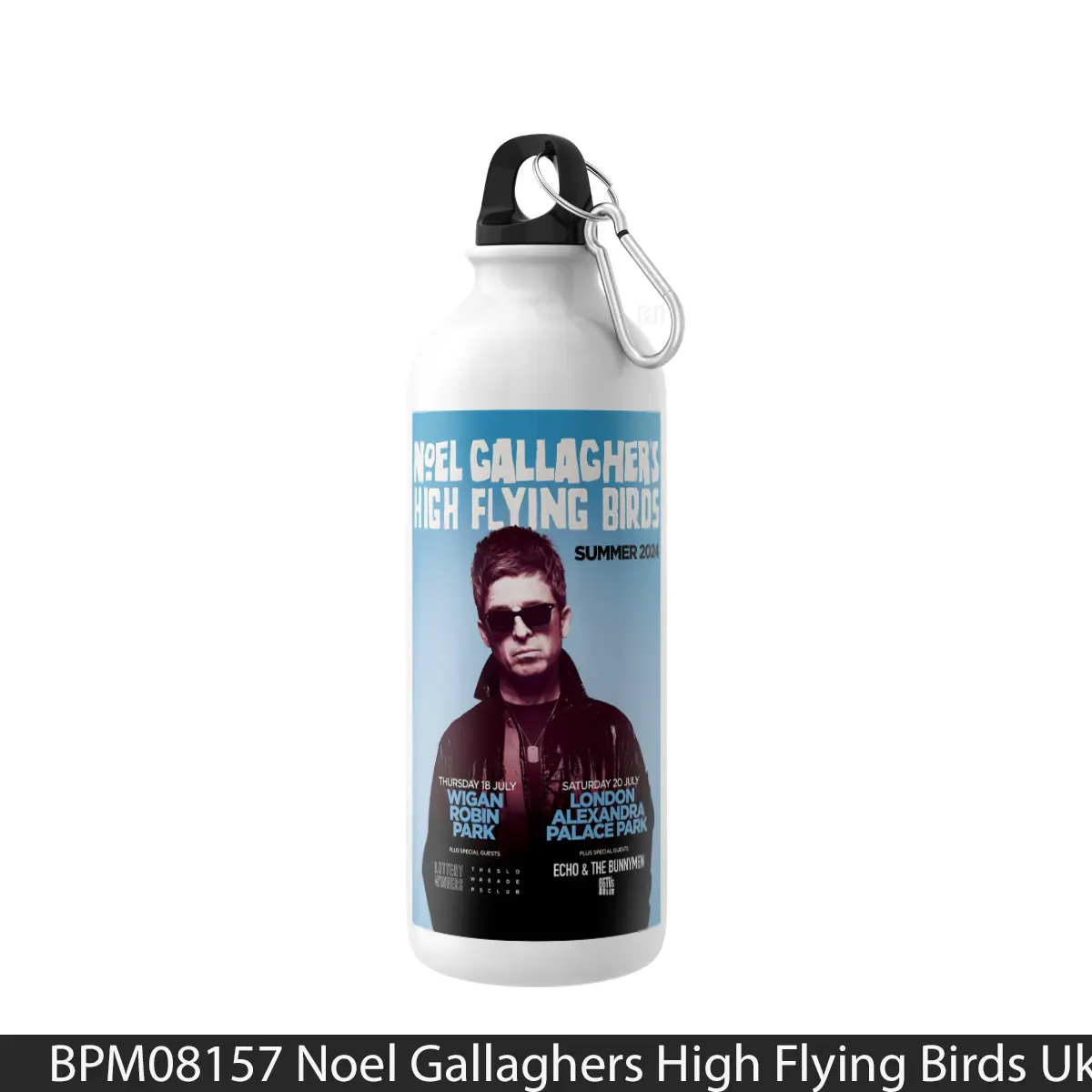 Botol Noel Gallaghers High Flying Birds Uk Tour 2024 - Music Sport Bottle
