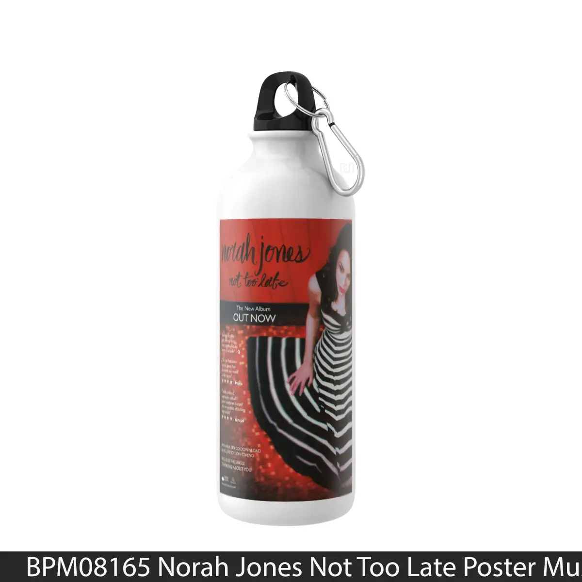Botol Norah Jones Not Too Late - Music Sport Bottle