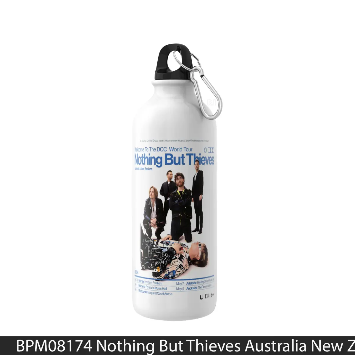 Botol Nothing But Thieves Australia New Zealand 2024 Tou - Music Sport Bottle