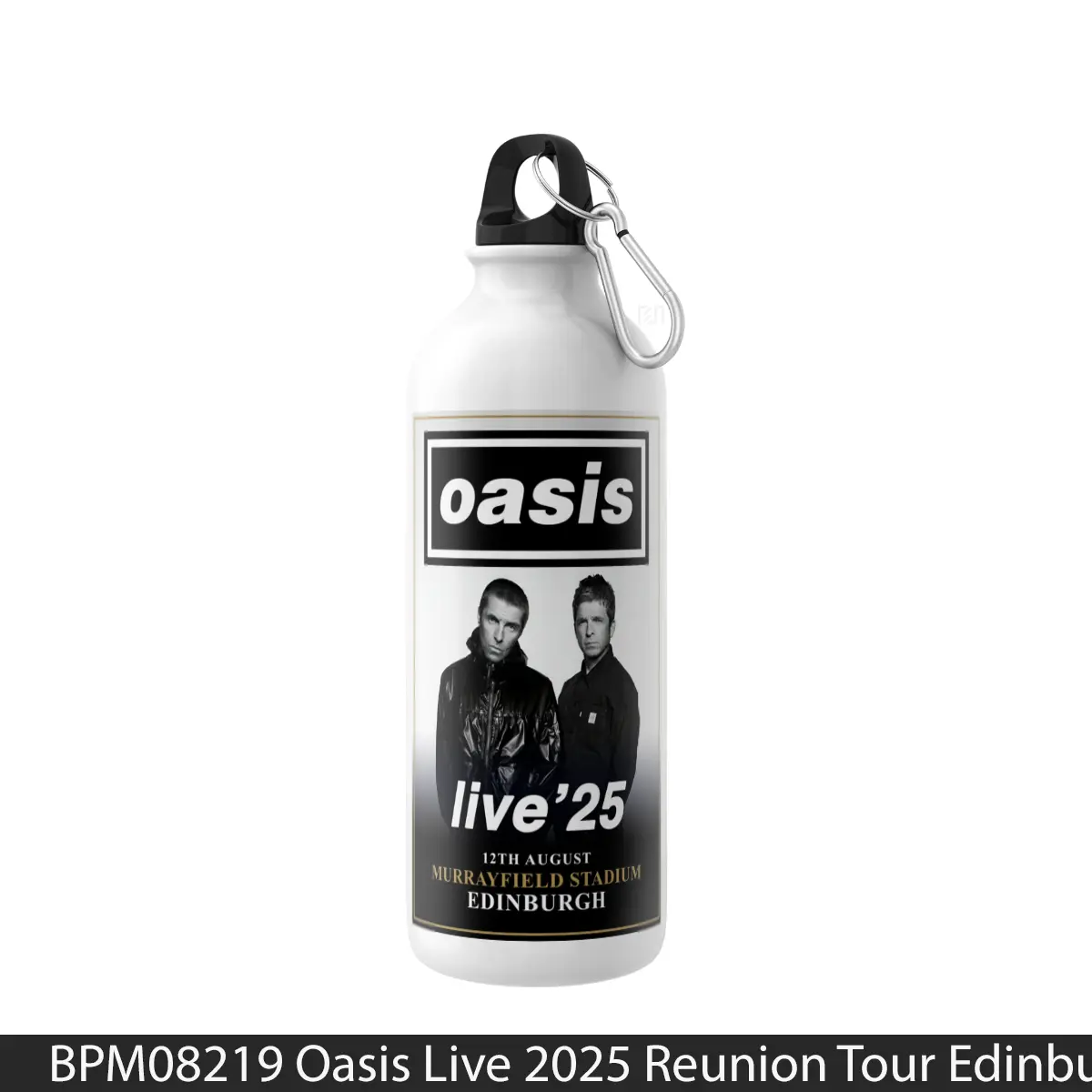 Botol Oasis Live 2025 Reunion Tour Edinburgh Murrayfield 1 - Music Sport Bottle