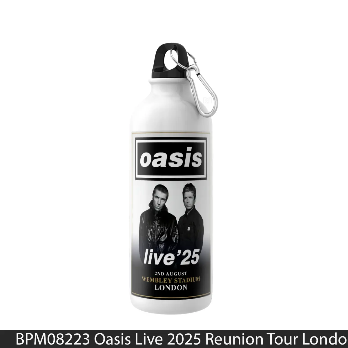 Botol Oasis Live 2025 Reunion Tour London Wembley Stadium 2 - Music Sport Bottle