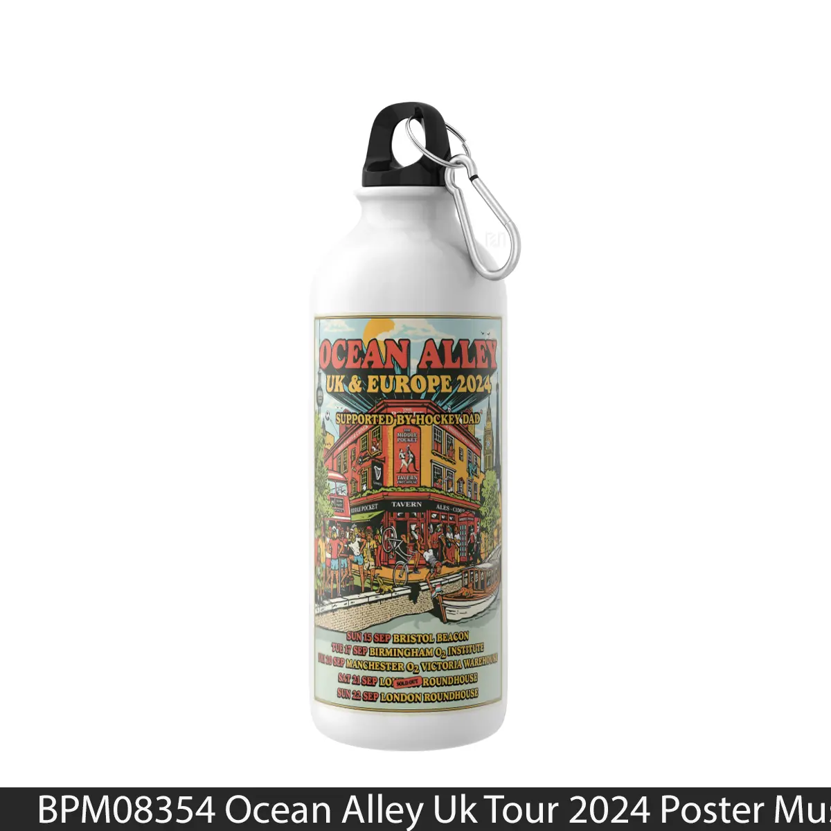 Botol Ocean Alley Uk Tour 2024 - Music Sport Bottle