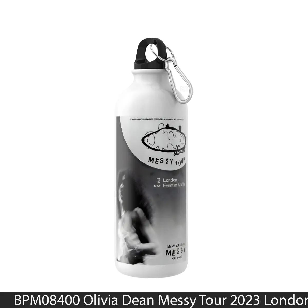 Botol Olivia Dean Messy Tour 2023 London Apollo - Music Sport Bottle