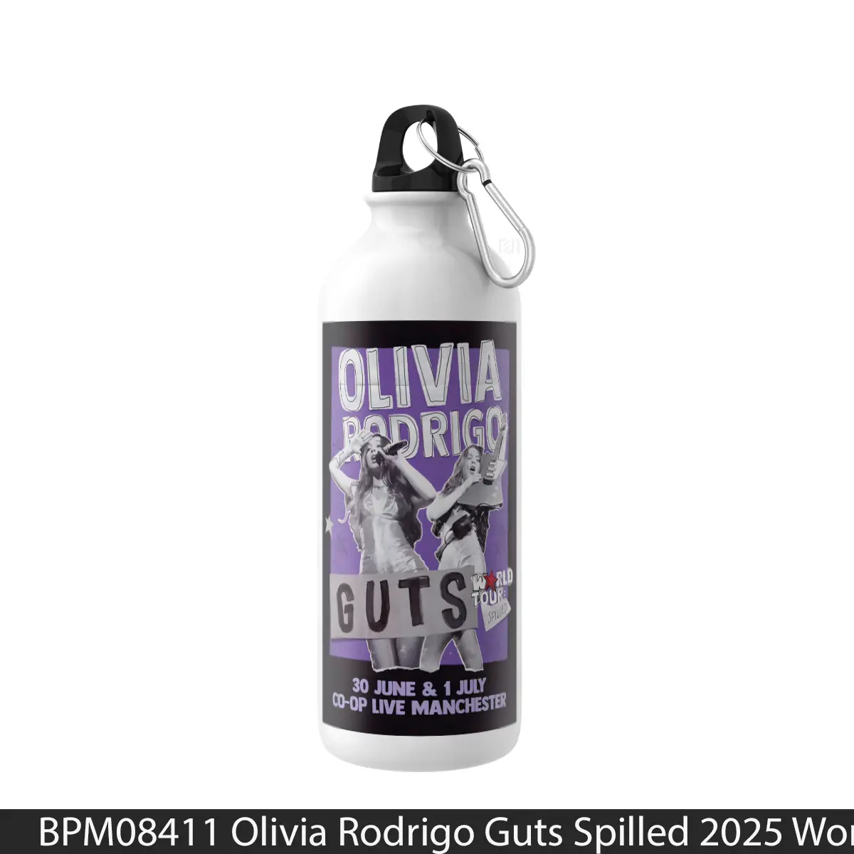 Botol Olivia Rodrigo Guts Spilled 2025 World Tour - Music Sport Bottle