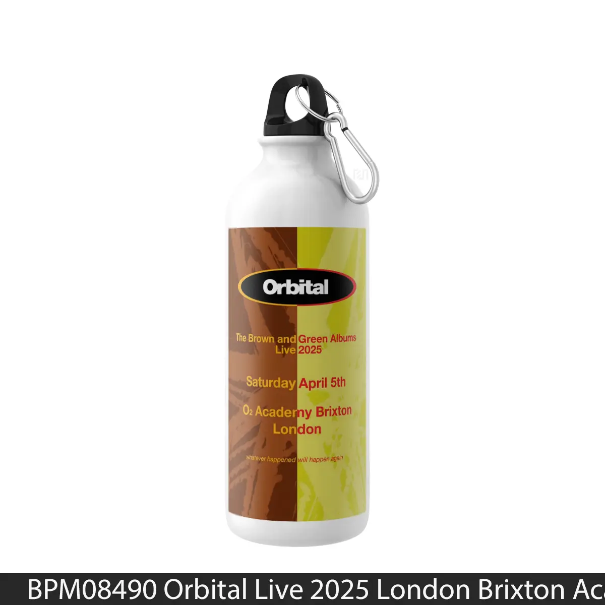 Botol Orbital Live 2025 London Brixton Academy - Music Sport Bottle