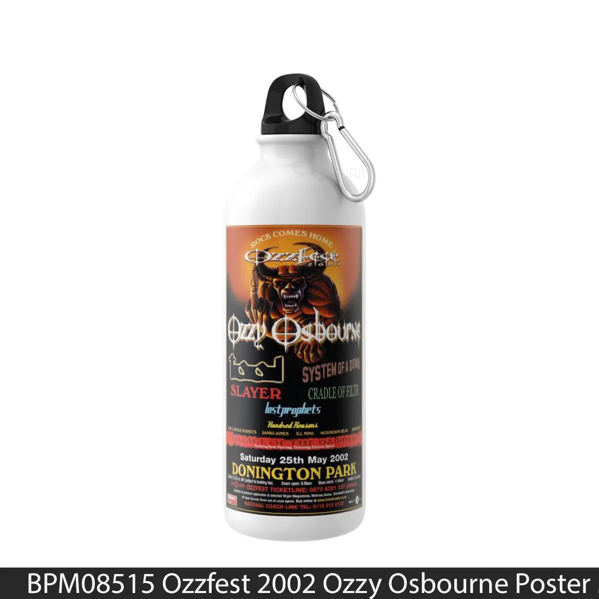 Botol Ozzfest 2002 Ozzy Osbourne - Music Sport Bottle
