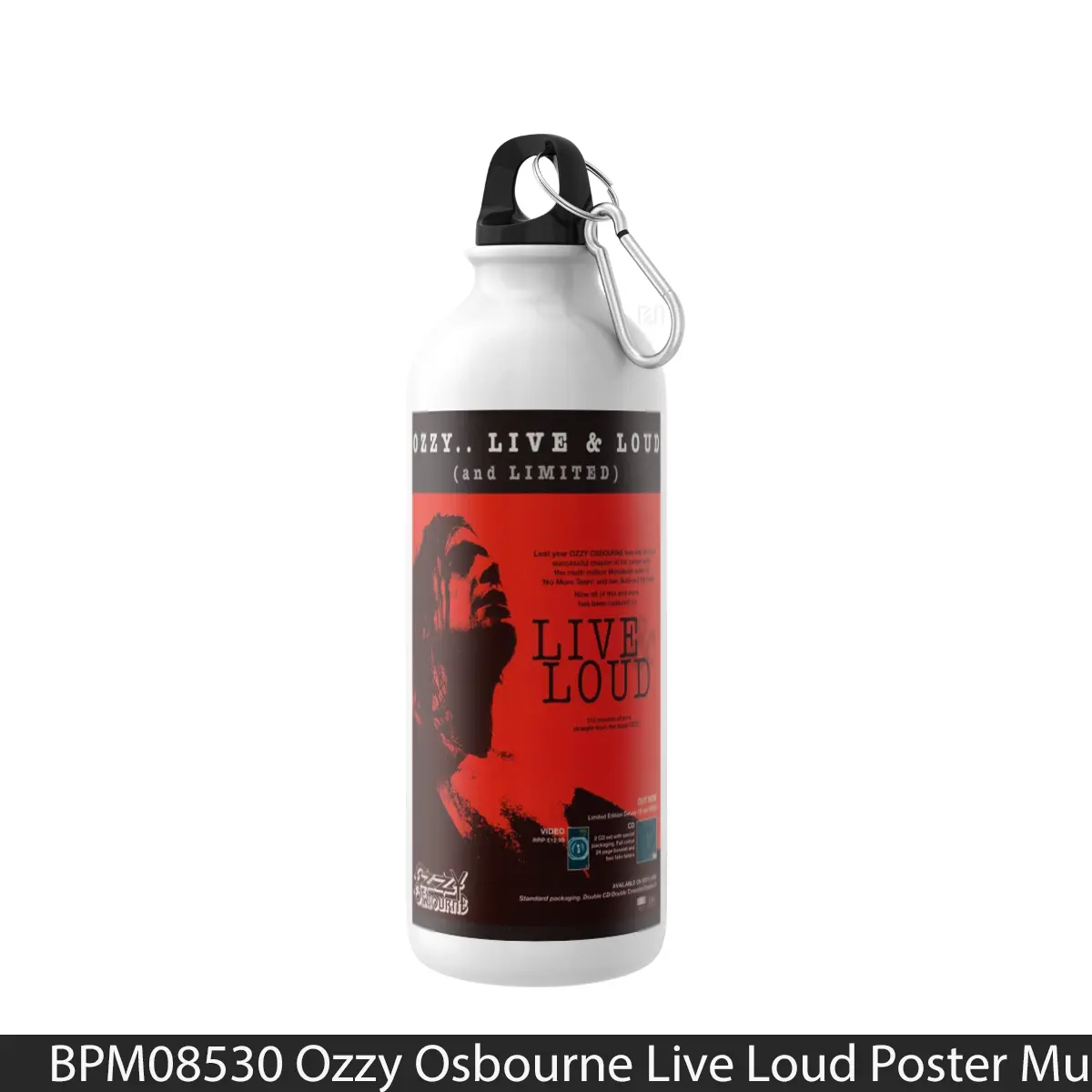 Botol Ozzy Osbourne Live Loud - Music Sport Bottle