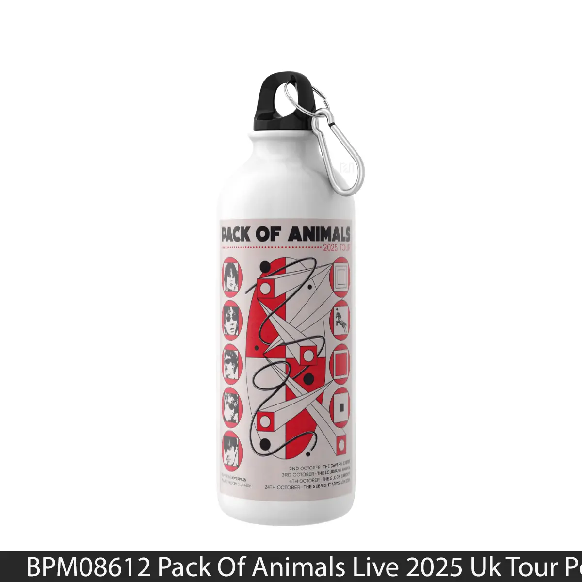 Botol Pack Of Animals Live 2025 Uk Tour - Music Sport Bottle