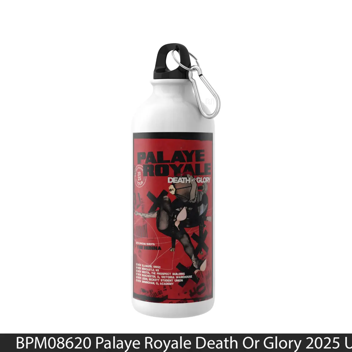 Botol Palaye Royale Death Or Glory 2025 Uk Tour - Music Sport Bottle