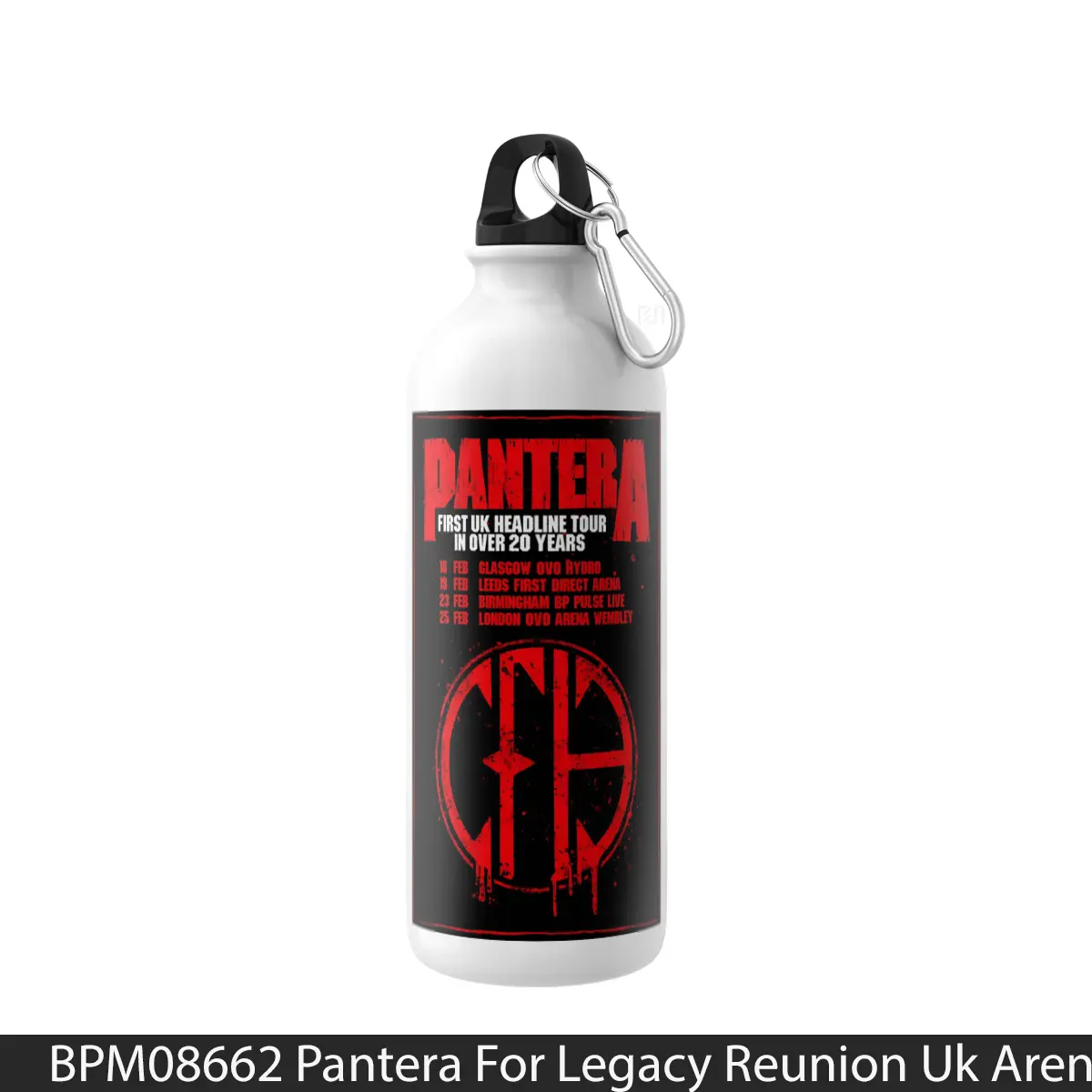 Botol Pantera For Legacy Reunion Uk Arena Tour 2025 1 - Music Sport Bottle