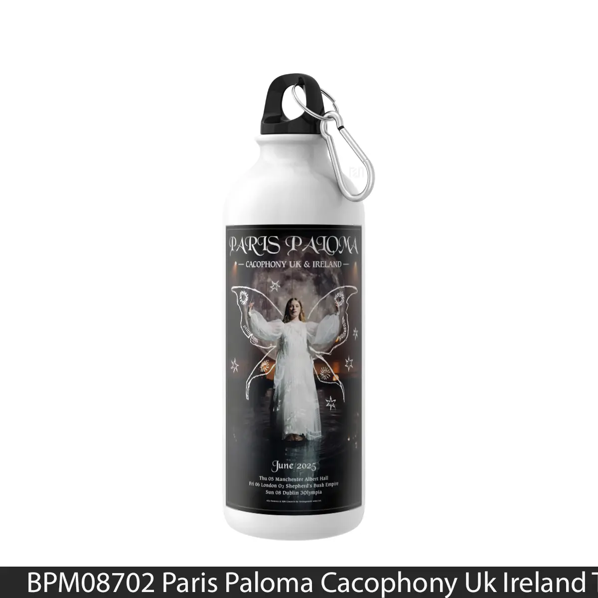Botol Paris Paloma Cacophony Uk Ireland Tour 2025 Manchester - Music Sport Bottle