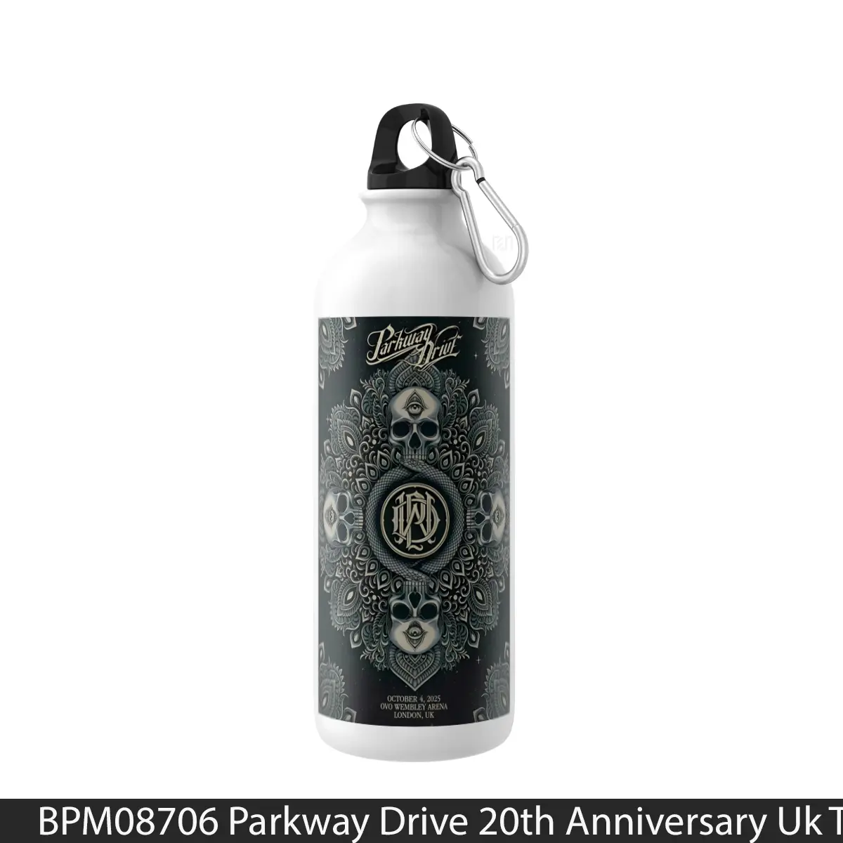 Botol Parkway Drive 20Th Anniversary Uk Tour 2025 London - Music Sport Bottle