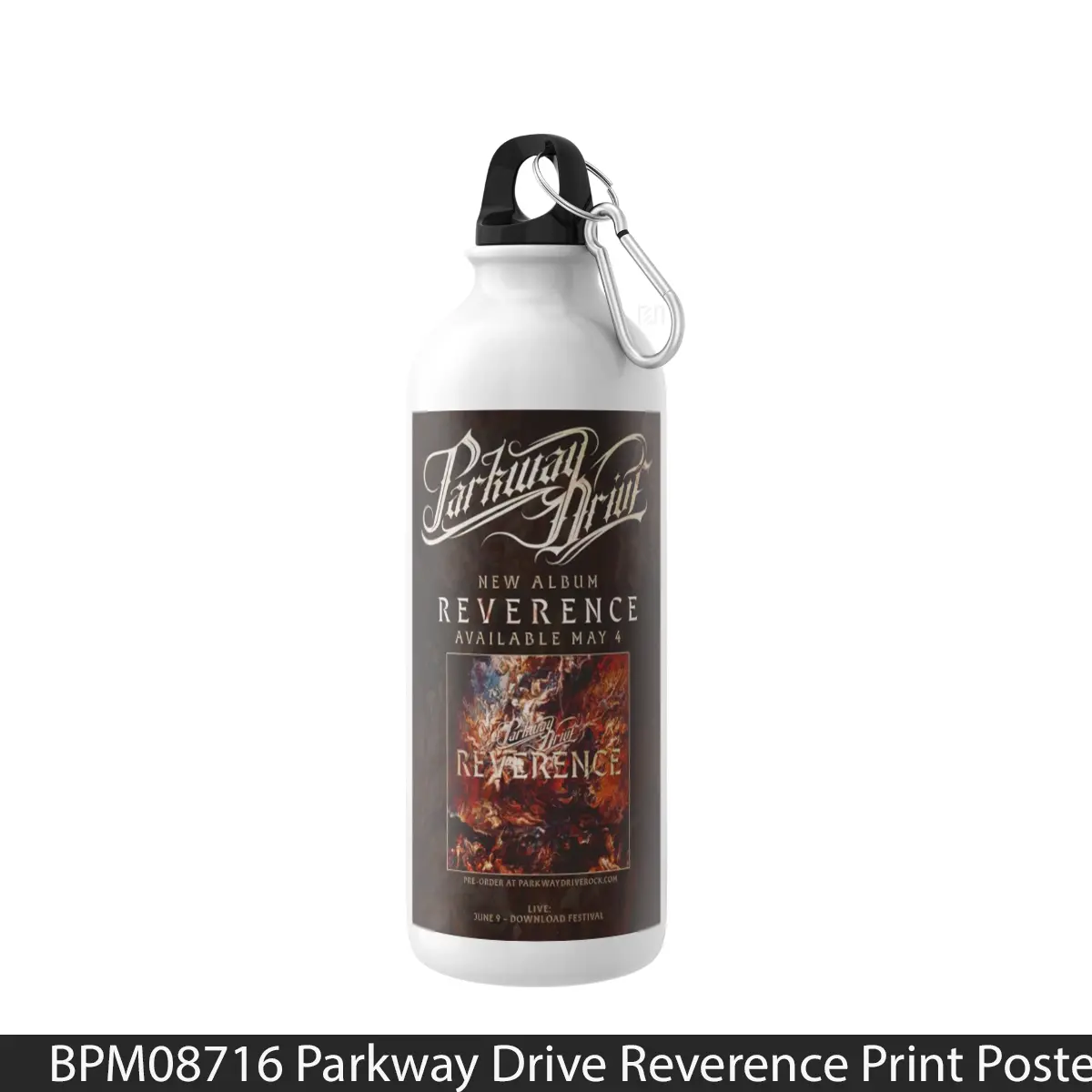 Botol Parkway Drive Reverence Print - Music Sport Bottle
