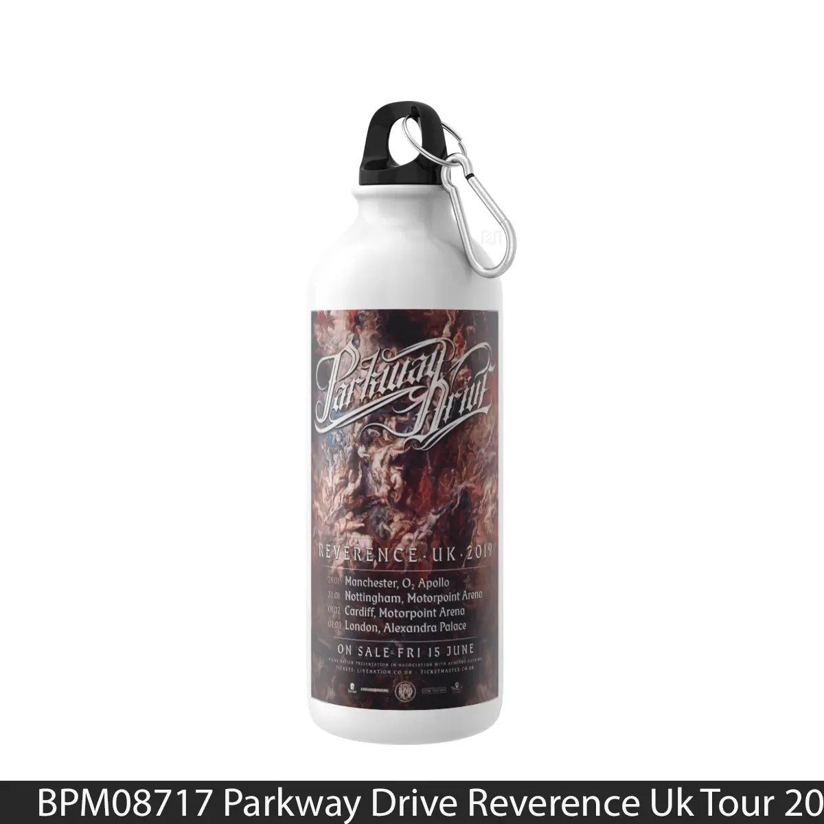 Botol Parkway Drive Reverence Uk Tour 2019 - Music Sport Bottle