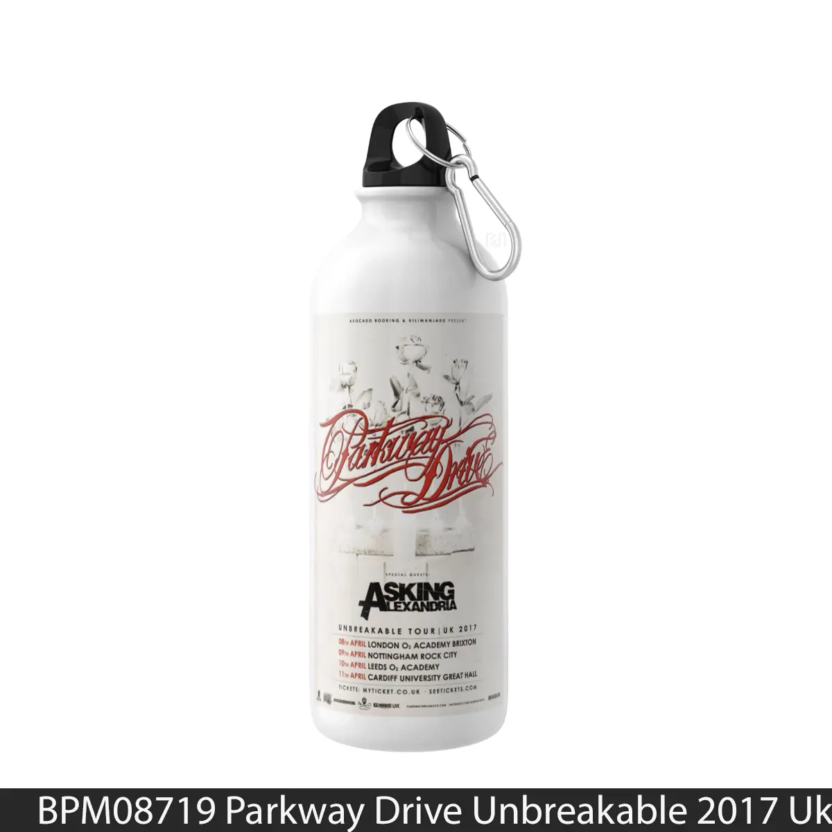 Botol Parkway Drive Unbreakable 2017 Uk Tour - Music Sport Bottle