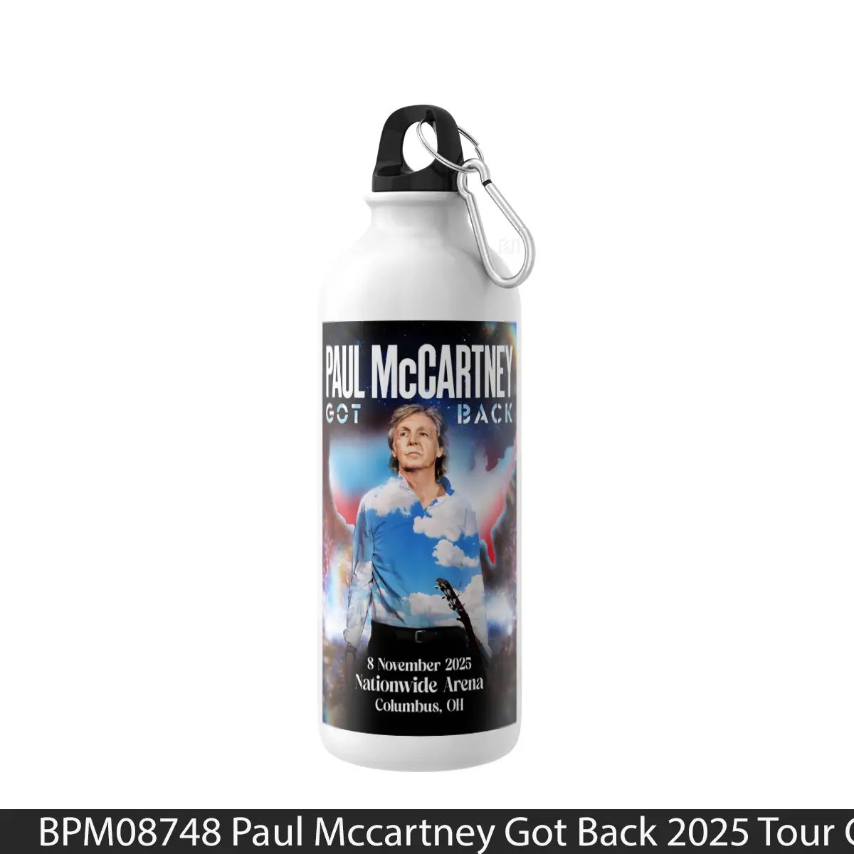 Botol Paul Mccartney Got Back 2025 Tour Columbus Nationwide Arena - Music Sport Bottle