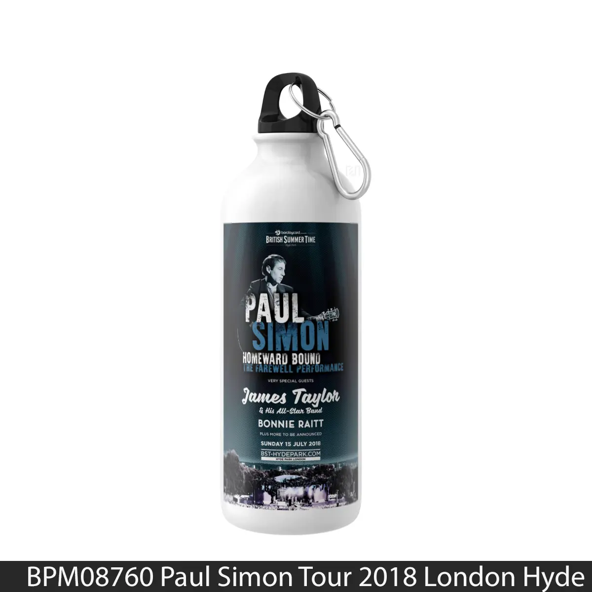 Botol Paul Simon Tour 2018 London Hyde Park - Music Sport Bottle