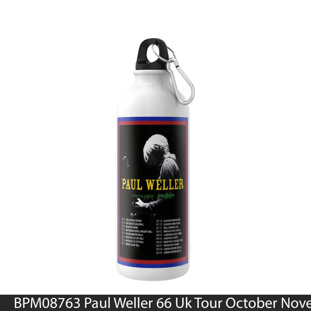 Botol Paul Weller 66 Uk Tour October November 2024 - Music Sport Bottle
