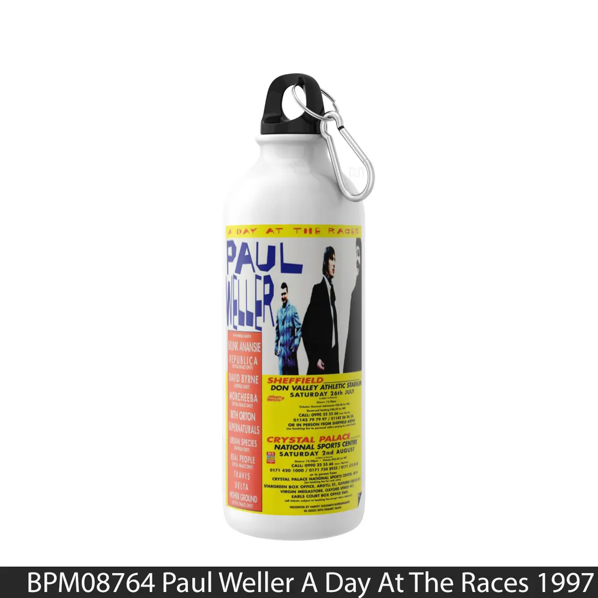 Botol Paul Weller A Day At The Races 1997 Print 1 - Music Sport Bottle