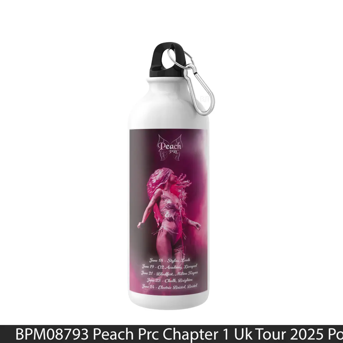 Botol Peach Prc Chapter 1 Uk Tour 2025 - Music Sport Bottle