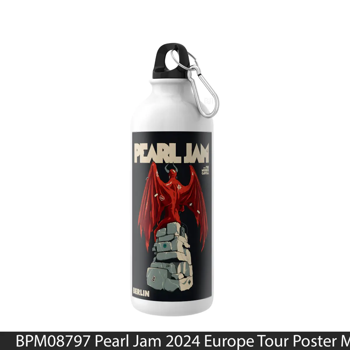 Botol Pearl Jam 2024 Europe Tour - Music Sport Bottle