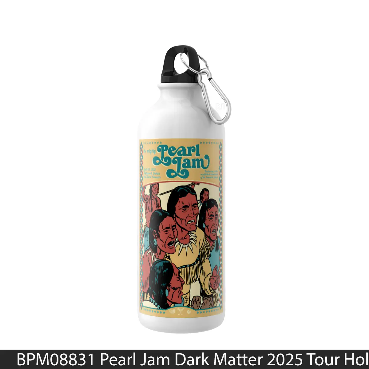 Botol Pearl Jam Dark Matter 2025 Tour Hollywood Fl Hard - Music Sport Bottle