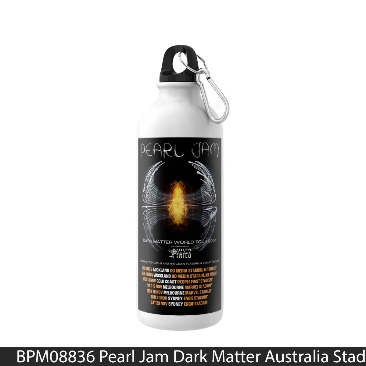 Botol Pearl Jam Dark Matter Australia Stadium Tour 2024 - Music Sport Bottle