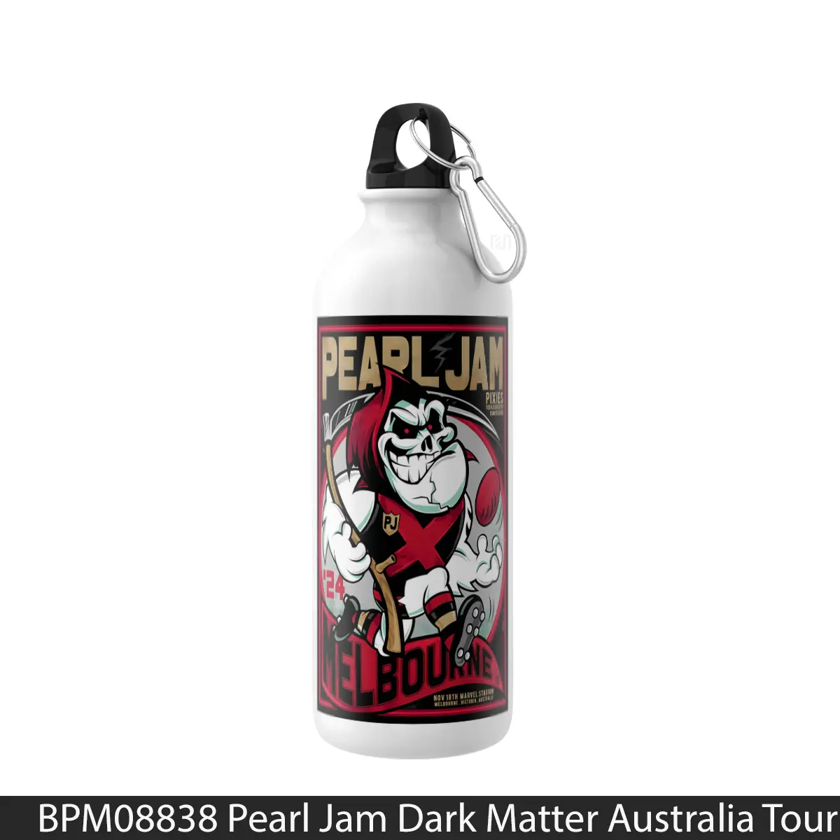 Botol Pearl Jam Dark Matter Australia Tour 2024 Melbourne Marvel Stadium 18 Nov - Music Sport Bottle