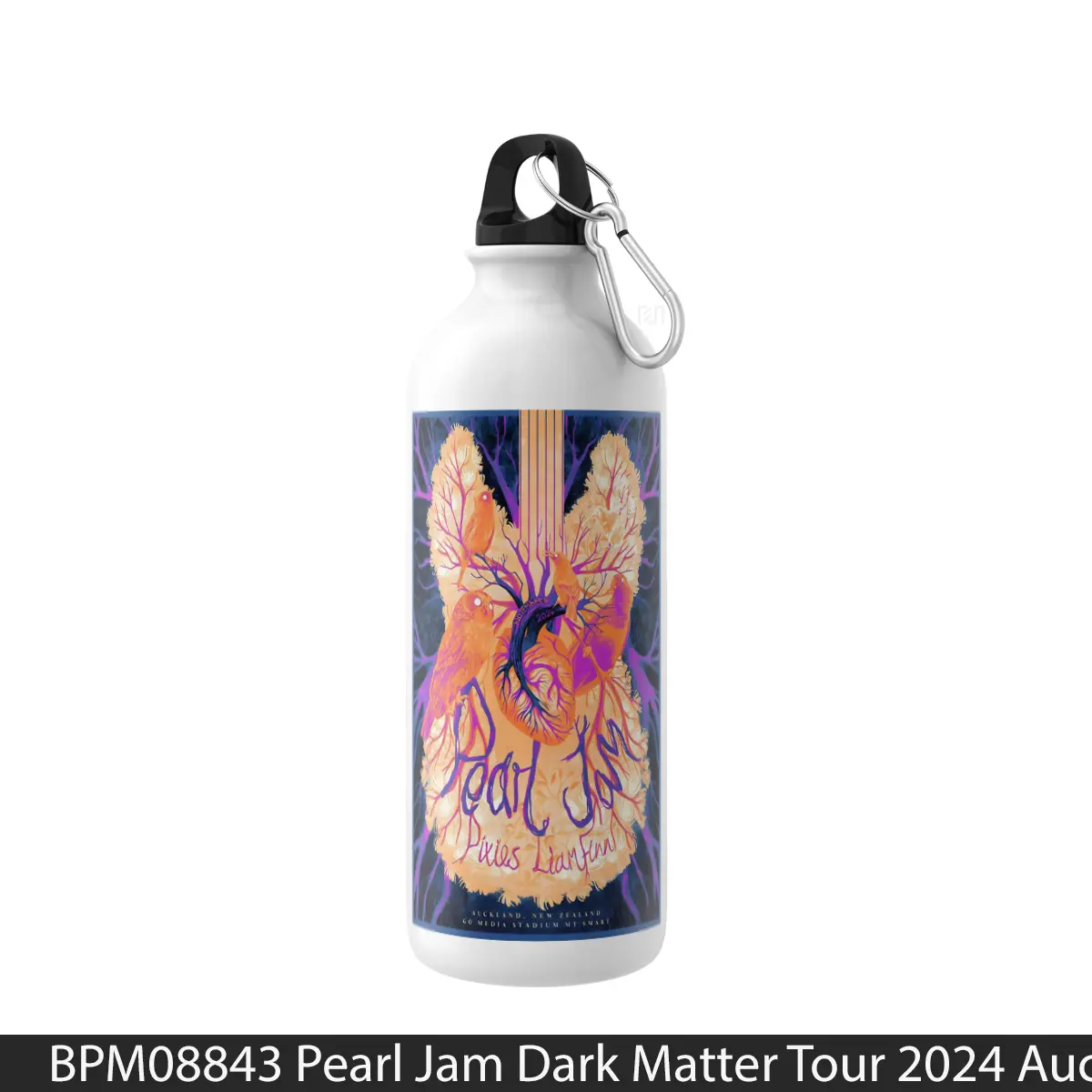 Botol Pearl Jam Dark Matter Tour 2024 Auckland Go Media Stadium Variant 1 - Music Sport Bottle
