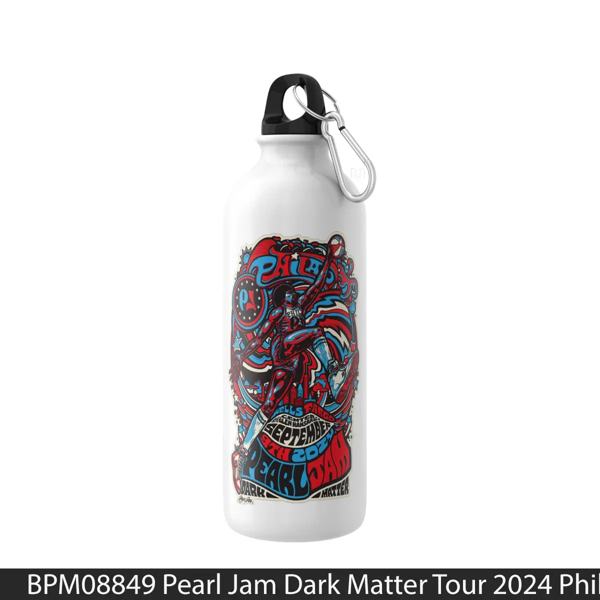 Botol Pearl Jam Dark Matter Tour 2024 Philadelphia - Music Sport Bottle