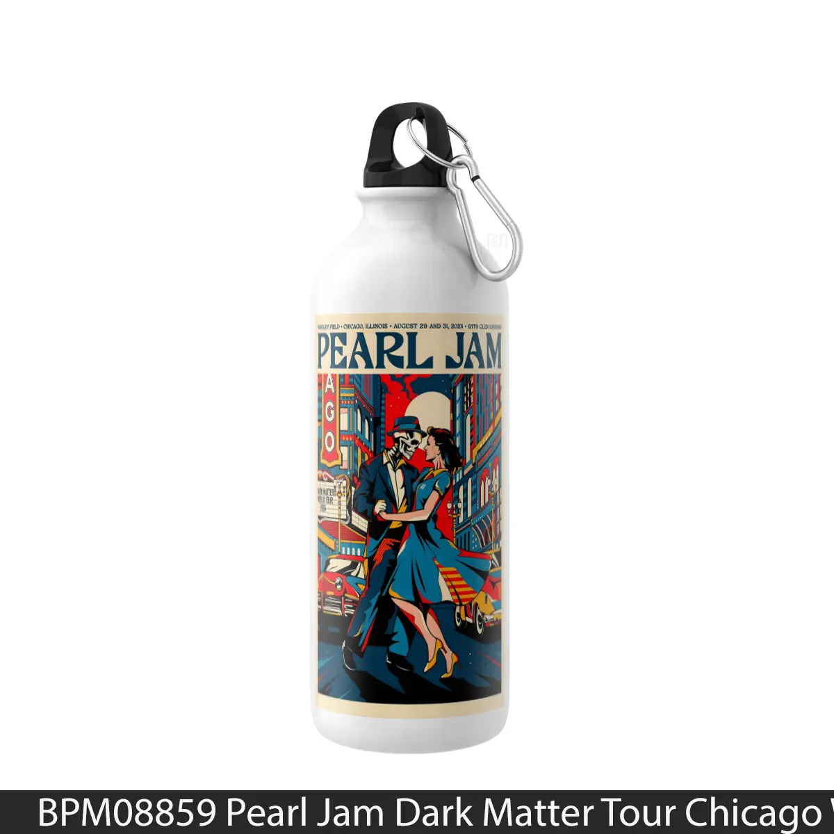 Botol Pearl Jam Dark Matter Tour Chicago Wrigley Field - Music Sport Bottle