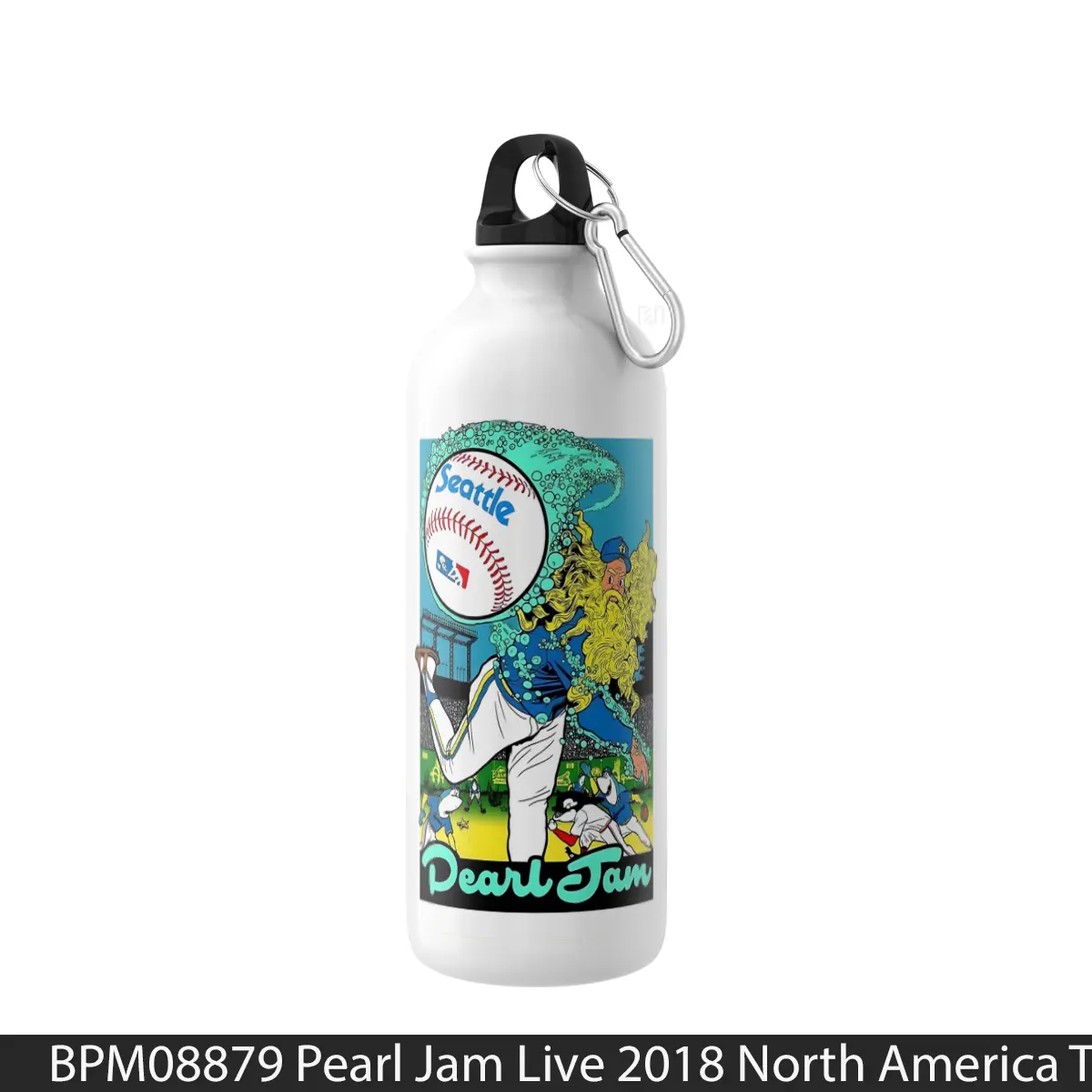 Botol Pearl Jam Live 2018 North America Tour Seattle - Music Sport Bottle