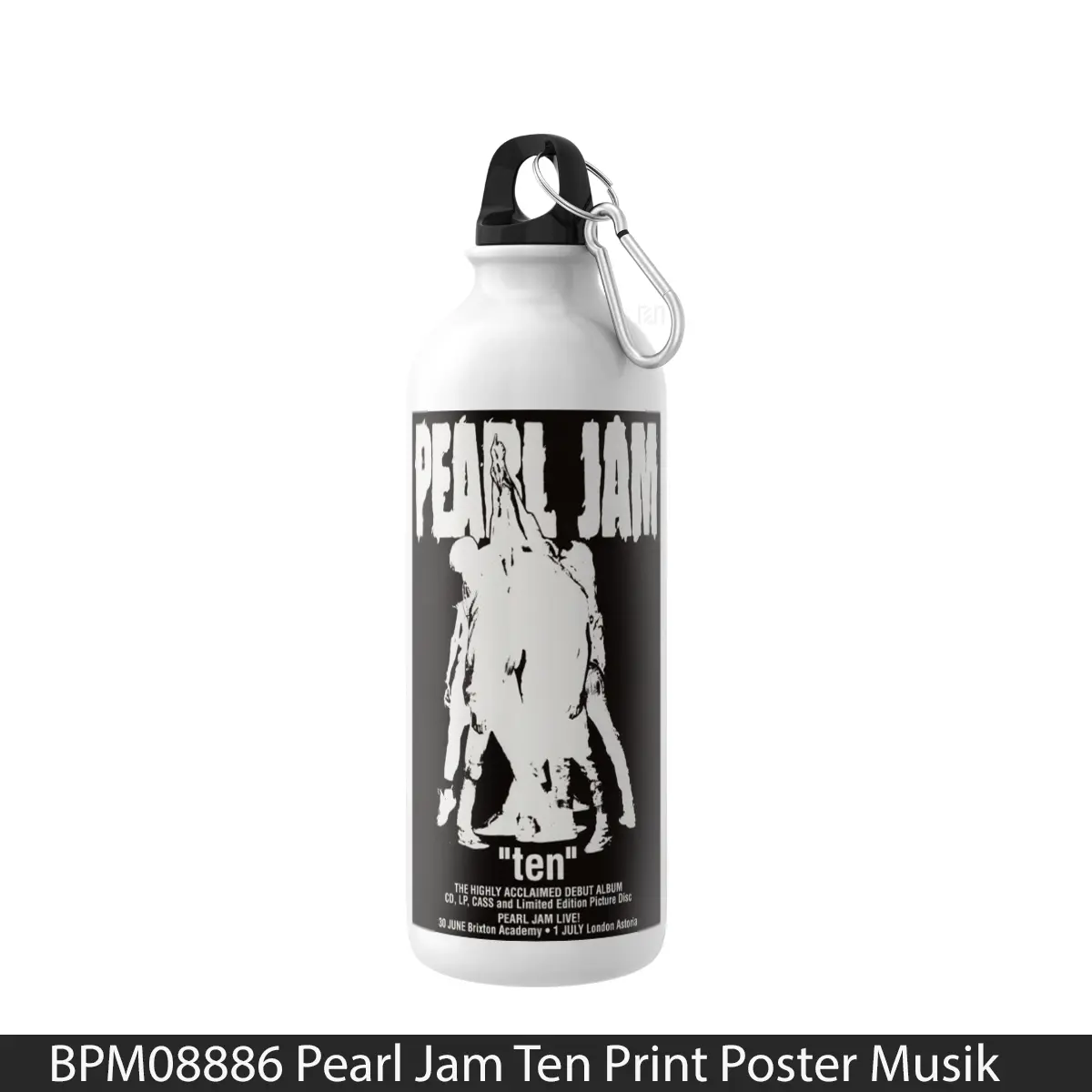 Botol Pearl Jam Ten Print - Music Sport Bottle
