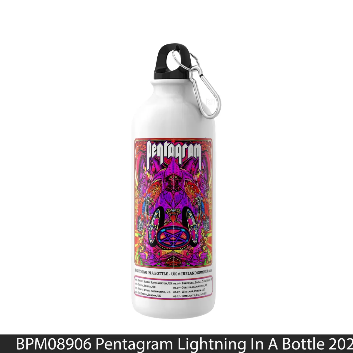 Botol Pentagram Lightning In A Bottle 2025 Uk Ireland - Music Sport Bottle