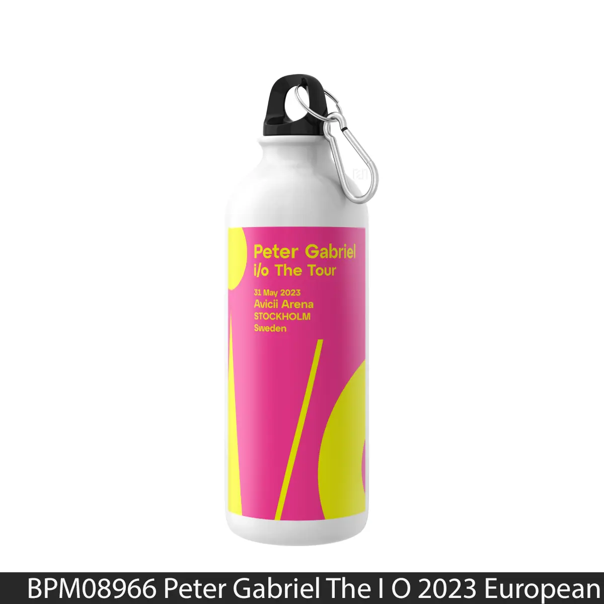 Botol Peter Gabriel The I O 2023 European Tour 6 - Music Sport Bottle