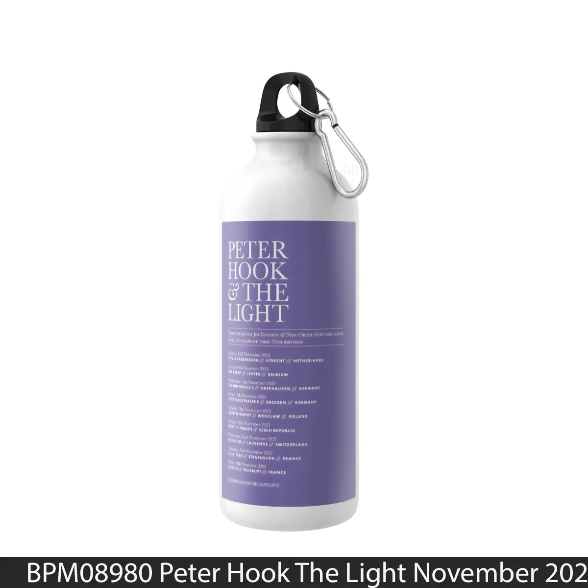 Botol Peter Hook The Light November 2023 European Tour - Music Sport Bottle